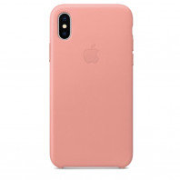 Чохол Leather Case на Iphone X Soft pink