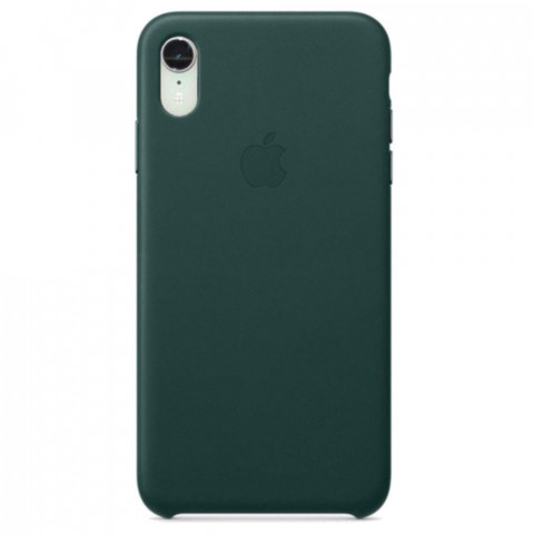 Чохол Leather Case на Iphone XR Forest green