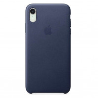 Чохол Leather Case на Iphone XR Midnight blue
