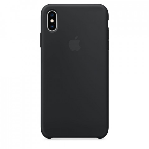 Чехол LUX Silicone Case для Iphone Xs Max Black