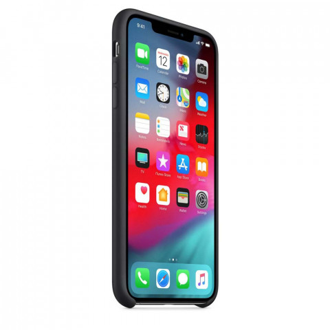 Чехол LUX Silicone Case для Iphone Xs Max Black