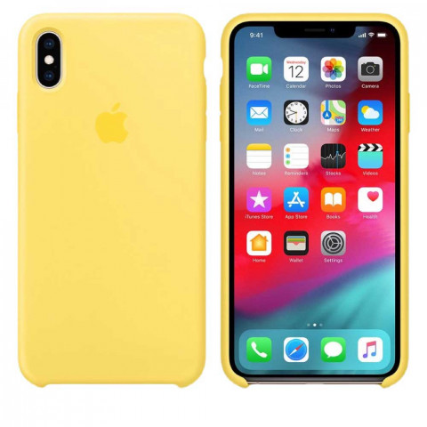 Чохол LUX Silicone Case для Iphone Xs Canary Yellow