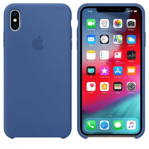Чохол LUX Silicone Case на Iphone Xs Delft Blue