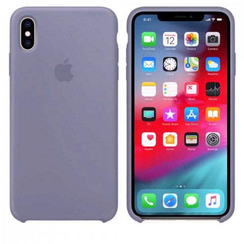 Чохол LUX Silicone Case для Iphone Xs Max Lavender Grey Чохол LUX Silicone Case для Iphone Xs Max Lavender Grey