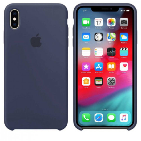 Чохол LUX Silicone Case на Iphone Xs Max Midnight Blue Чохол LUX Silicone Case на Iphone Xs Max Midnight Blue
