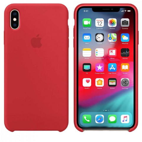 Чохол LUX Silicone Case на Iphone Xs Red Чохол LUX Silicone Case на Iphone Xs Red