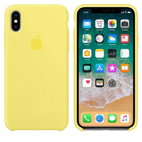 Чехол LUX Silicone Case на Iphone X Lemonade Чехол LUX Silicone Case на Iphone X Lemonade