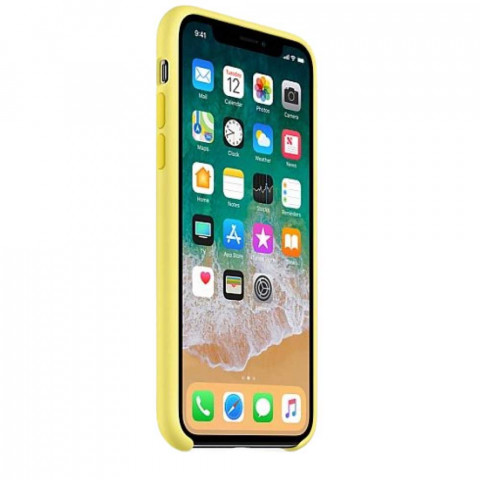 Чехол LUX Silicone Case на Iphone X Lemonade Чехол LUX Silicone Case на Iphone X Lemonade