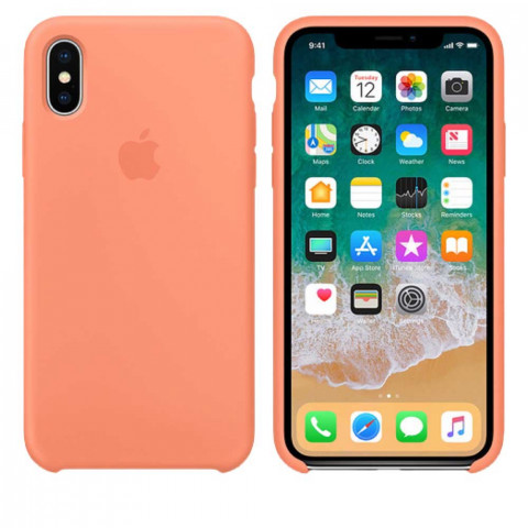 Чохол LUX Silicone Case для Iphone X Peach Чохол LUX Silicone Case для Iphone X Peach