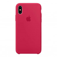 Чехол LUX Silicone Case на Iphone X Rose Red