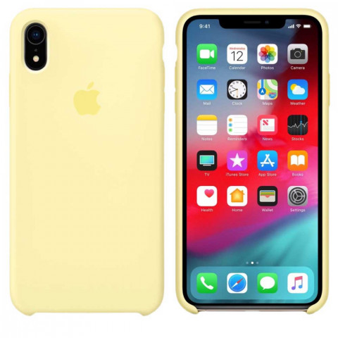 Чехол LUX Silicone Case на Iphone Xr Mellow Yellow Чехол LUX Silicone Case на Iphone Xr Mellow Yellow
