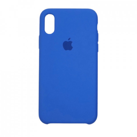 Чохол (copy) Silicone Case на Iphone X/Xs Royal blue