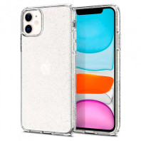 Чохол прозорий з блискітками для iPhone 11