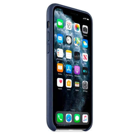 Чохол Leather Case на Iphone 11 Midnight blue