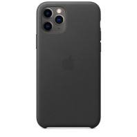 Чехол Leather Case для Iphone 11 Pro Max Black