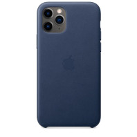 Чохол Leather Case на Iphone 11 Pro Max Midnight blue