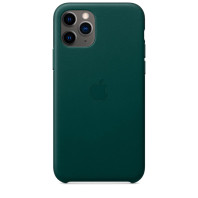 Чохол Leather Case на Iphone 11 Pro Max Forest green 