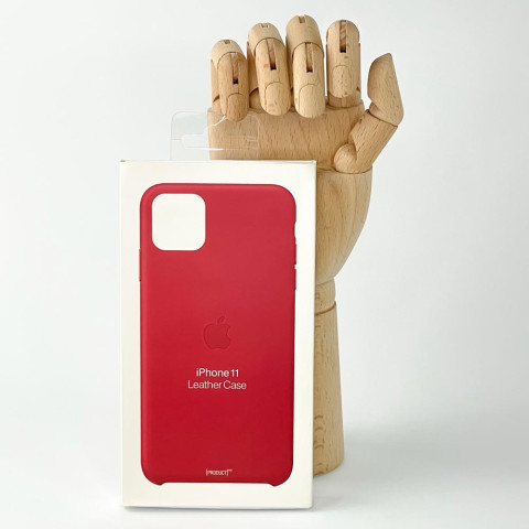 Чохол Leather Case для Iphone 11 Red