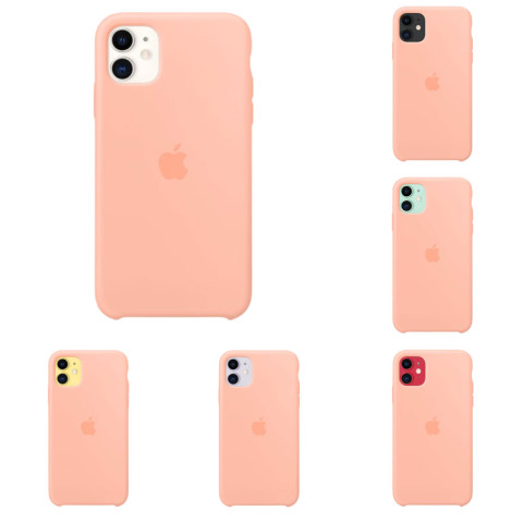 Чохол LUX Silicone Case для Iphone 11 Grapefruit