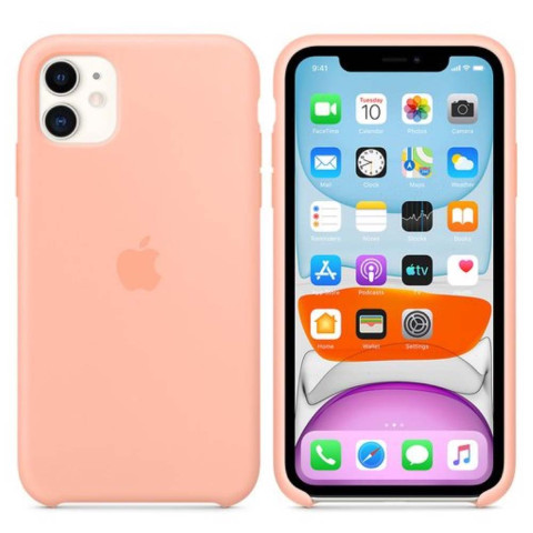 Чохол LUX Silicone Case для Iphone 11 Grapefruit
