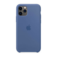Чехол LUX Silicone Case для Iphone 11 Pro Max Linen Blue
