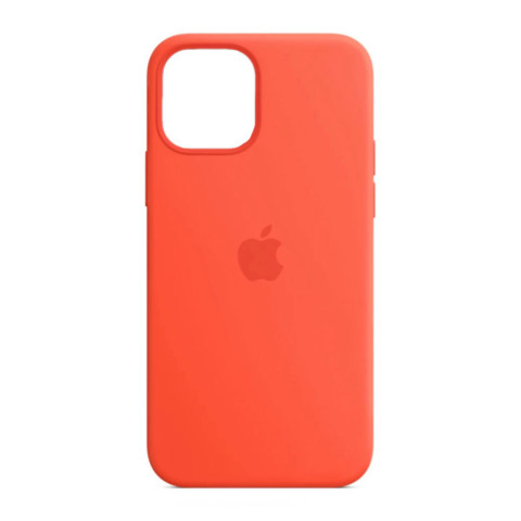 Чехол (copy) Full Silicone Case для Iphone 12 и 12 Pro Electric orange