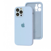 Чехол Silicone Case Full Camera на iPhone 12 Pro Sky blue