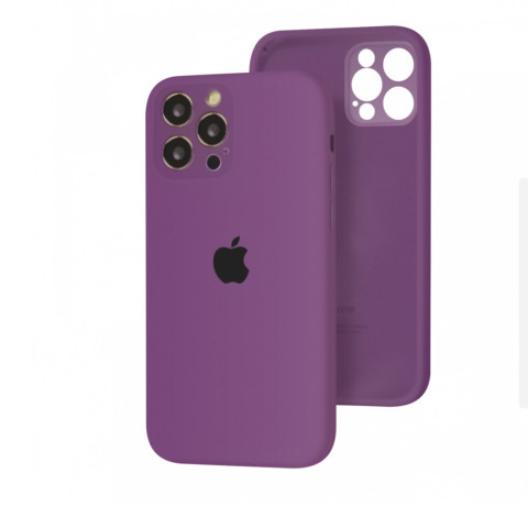 Чохол Silicone Case Full Camera для iPhone 12 Pro Max Purple Чохол Silicone Case Full Camera для iPhone 12 Pro Max Purple