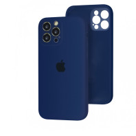 Чехол Silicone Case Full Camera на iPhone 12 Pro Deep navy