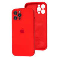 Чехол Silicone Case Full Camera для iPhone 12 Pro Red
