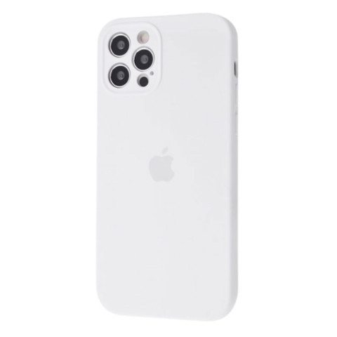 Чохол Silicone Case Full Camera на iPhone 12 Pro Max White Чохол Silicone Case Full Camera на iPhone 12 Pro Max White