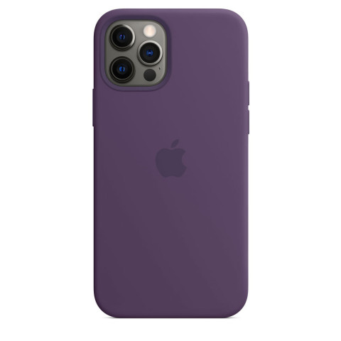 Чехол LUX Silicone Case with MagSafe для iPhone 12 и 12 Pro Amethyst Чехол LUX Silicone Case with MagSafe для iPhone 12 и 12 Pro Amethyst
