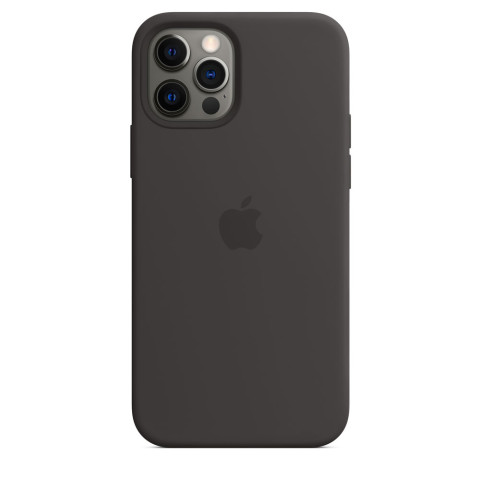 Чохол LUX Silicone Case with MagSafe для iPhone 12 Pro Max Black