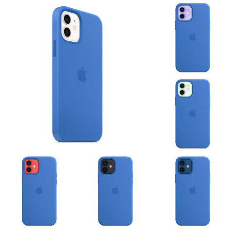 Чохол LUX Silicone Case на Iphone 12 і 12 Pro Capri blue without MagSafe Чохол LUX Silicone Case на Iphone 12 і 12 Pro Capri blue without MagSafe