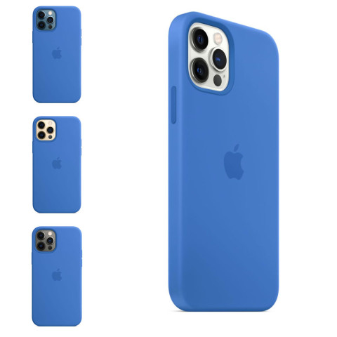 Чохол LUX Silicone Case на Iphone 12 Pro Max Capri blue without MagSafe
