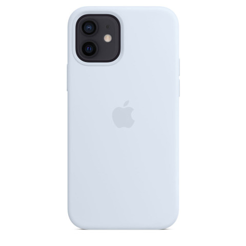 Чехол LUX Silicone Case with MagSafe для iPhone 12 и 12 Pro Cloud Blue 