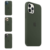 Чехол LUX Silicone Case with MagSafe для iPhone 12 Pro Max Cyprus green Чехол LUX Silicone Case with MagSafe для iPhone 12 Pro Max Cyprus green