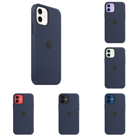 Чохол LUX Silicone Case на Iphone 12 mini Deep navy without MagSafe