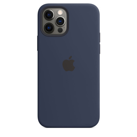 Чехол LUX Silicone Case with MagSafe на iPhone 12 Pro Max Deep navy