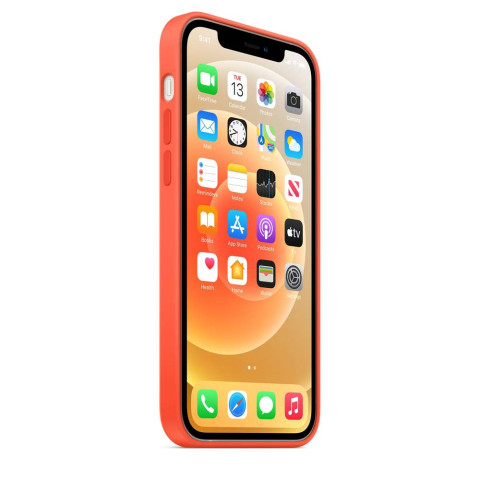 Чехол LUX Silicone Case для Iphone 12 Pro Max Electric orange without MagSafe