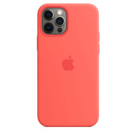 Чехол LUX Silicone Case with MagSafe на iPhone 12 Pro Max Pink citrus 