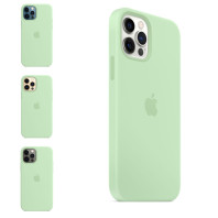 Чехол LUX Silicone Case для Iphone 12 Pro Max Pistachio without MagSafe Чехол LUX Silicone Case для Iphone 12 Pro Max Pistachio without MagSafe