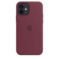 Чехол LUX Silicone Case with MagSafe на iPhone 12 и 12 Pro Plum