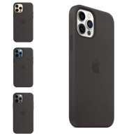 Чохол LUX Silicone Case with MagSafe для iPhone 12 Pro Max Black Чохол LUX Silicone Case with MagSafe для iPhone 12 Pro Max Black