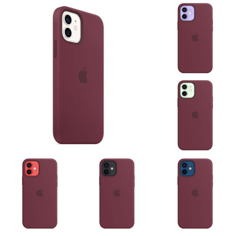 Чехол LUX Silicone Case на Iphone 12 mini Plum without MagSafe Чехол LUX Silicone Case на Iphone 12 mini Plum without MagSafe