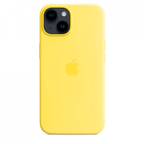 Чехол LUX Silicone Case на iPhone 14 Canary Yellow with MagSafe