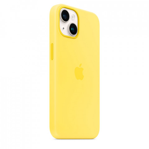 Чехол LUX Silicone Case на iPhone 14 Canary Yellow with MagSafe