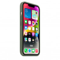 Чехол LUX Silicone Case на iPhone 14 Olive with MagSafe