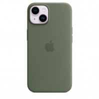 Чехол LUX Silicone Case на iPhone 14 Olive with MagSafe
