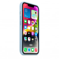 Чехол LUX Silicone Case на iPhone 14 Sky with MagSafe